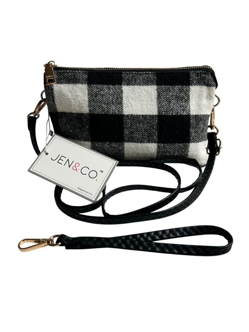 NWT JEN & CO. Crossbody Wristlet Bag NEW with Tags